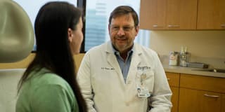 physician talking with patient