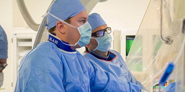 Lyerly Neurosurgery doctors in OR