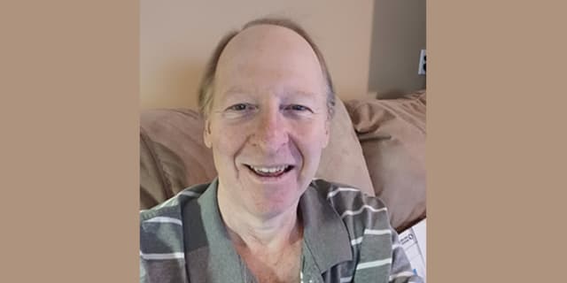 a photo of Dennis Sanderson, a Baptist Health patient who tells the story of his unusual condition and life-saving medical care.