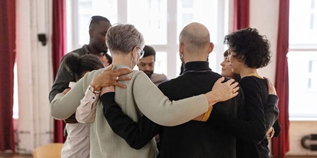 Patient and family receiving the news of cancer recurrence 