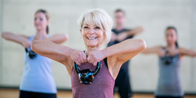People moving to keep their joints lubricated