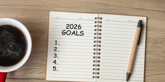 A planner with a list of goals