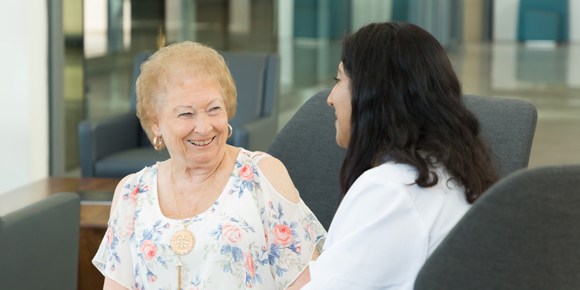 Breast cancer patient Nollie