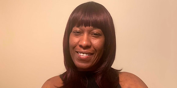 headshot of medical supply warehouse employee, Jennifer May