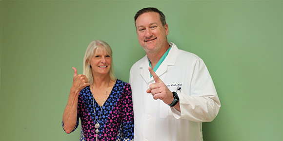 Aneurysm patient Pamela Jordan