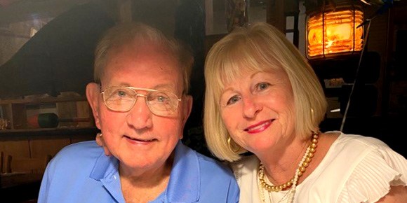 Dr. and Mrs. Mayo pictured smiling.