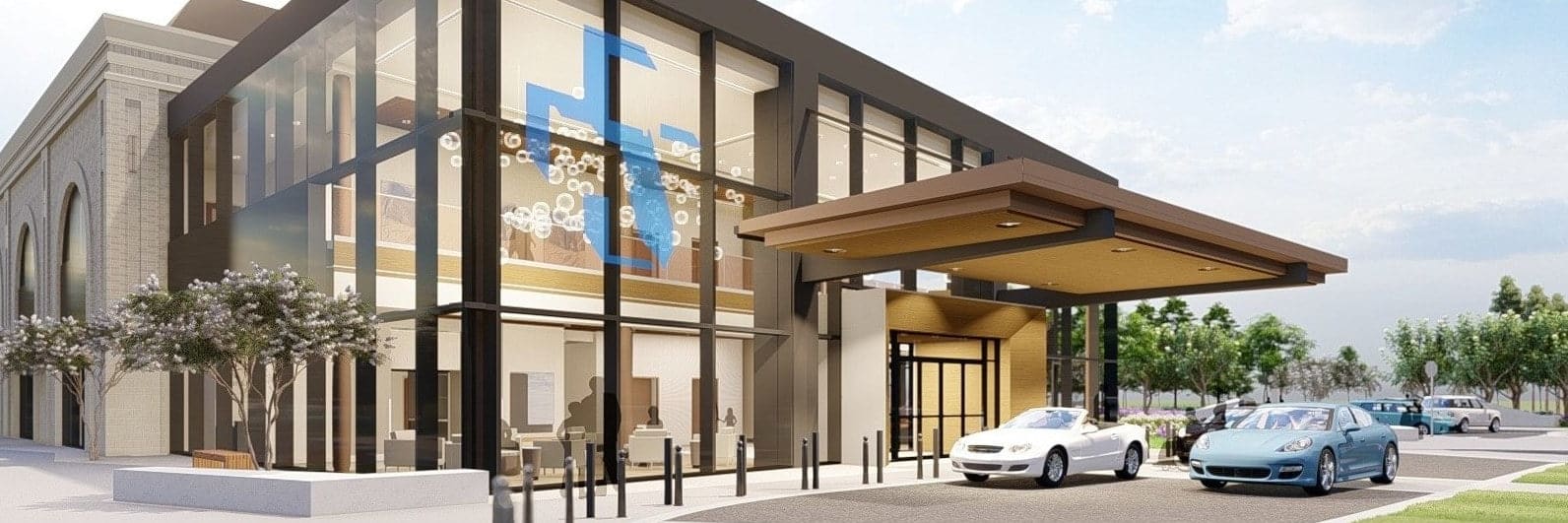 artist rendering of the coming-soon Baptist Primary Care at Seven Pines