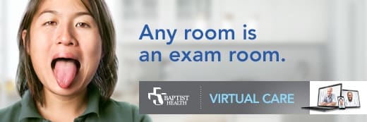 Any Room is an exam room - Baptist Health Virtual Care