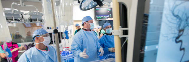 surgeons in an operating suite