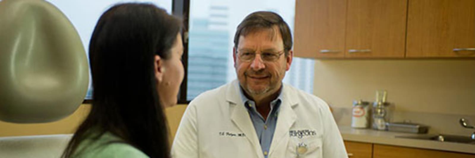 physician talking with patient