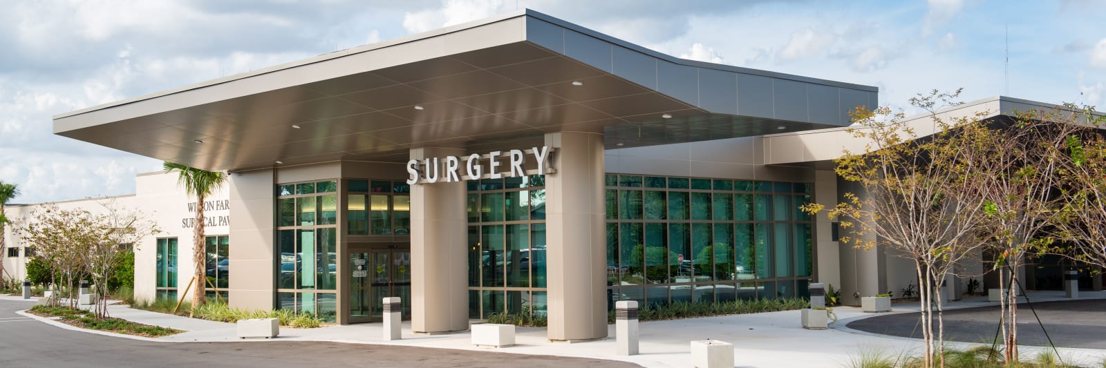 exterior of Baptist Beaches surgery center