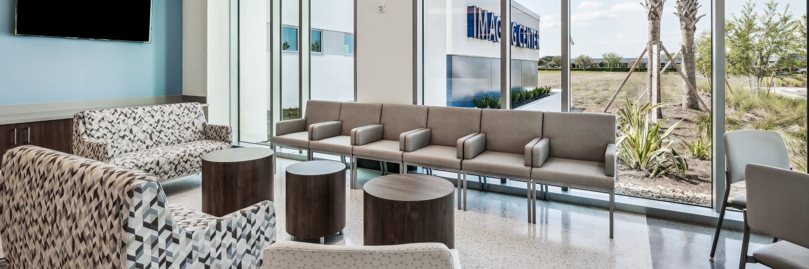 reception area of Baptist St Augustine Imaging office