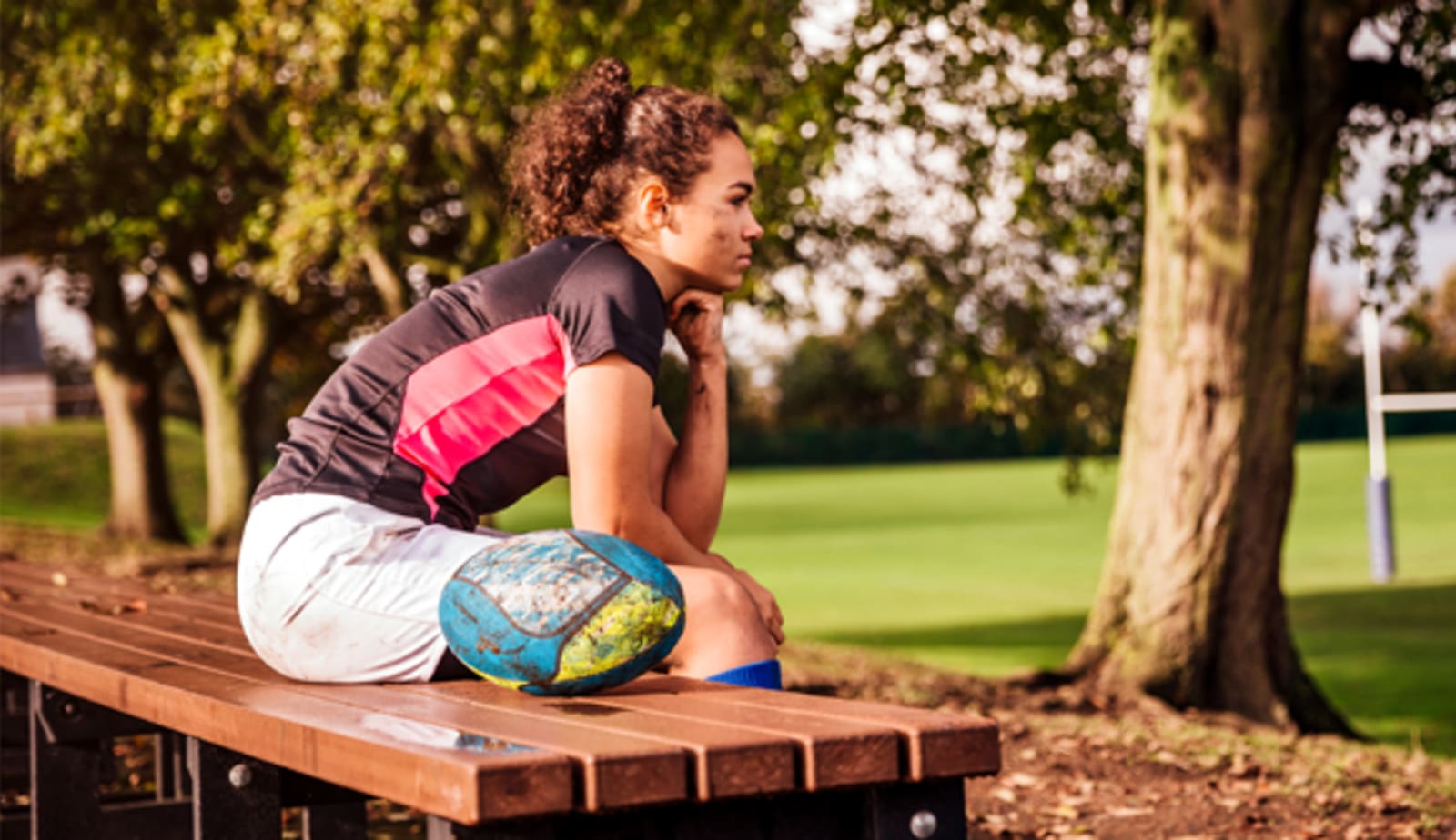 Teen athletes may feel stressed out under pressure.