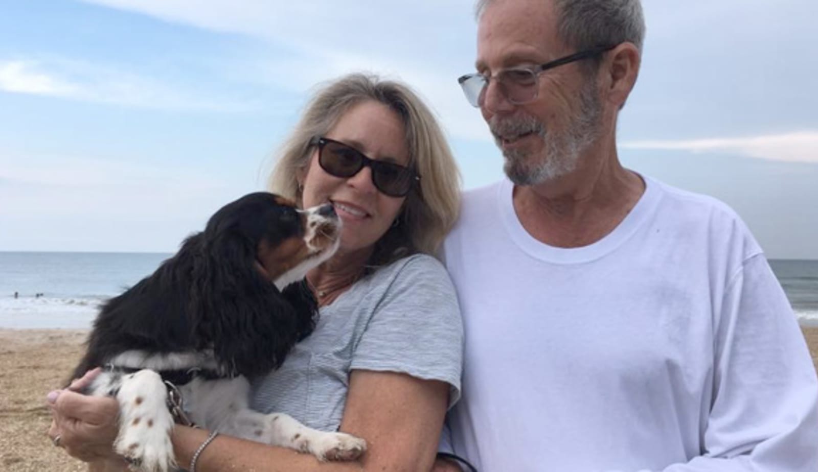 Susan & John Bowler and one of their beloved dogs.
