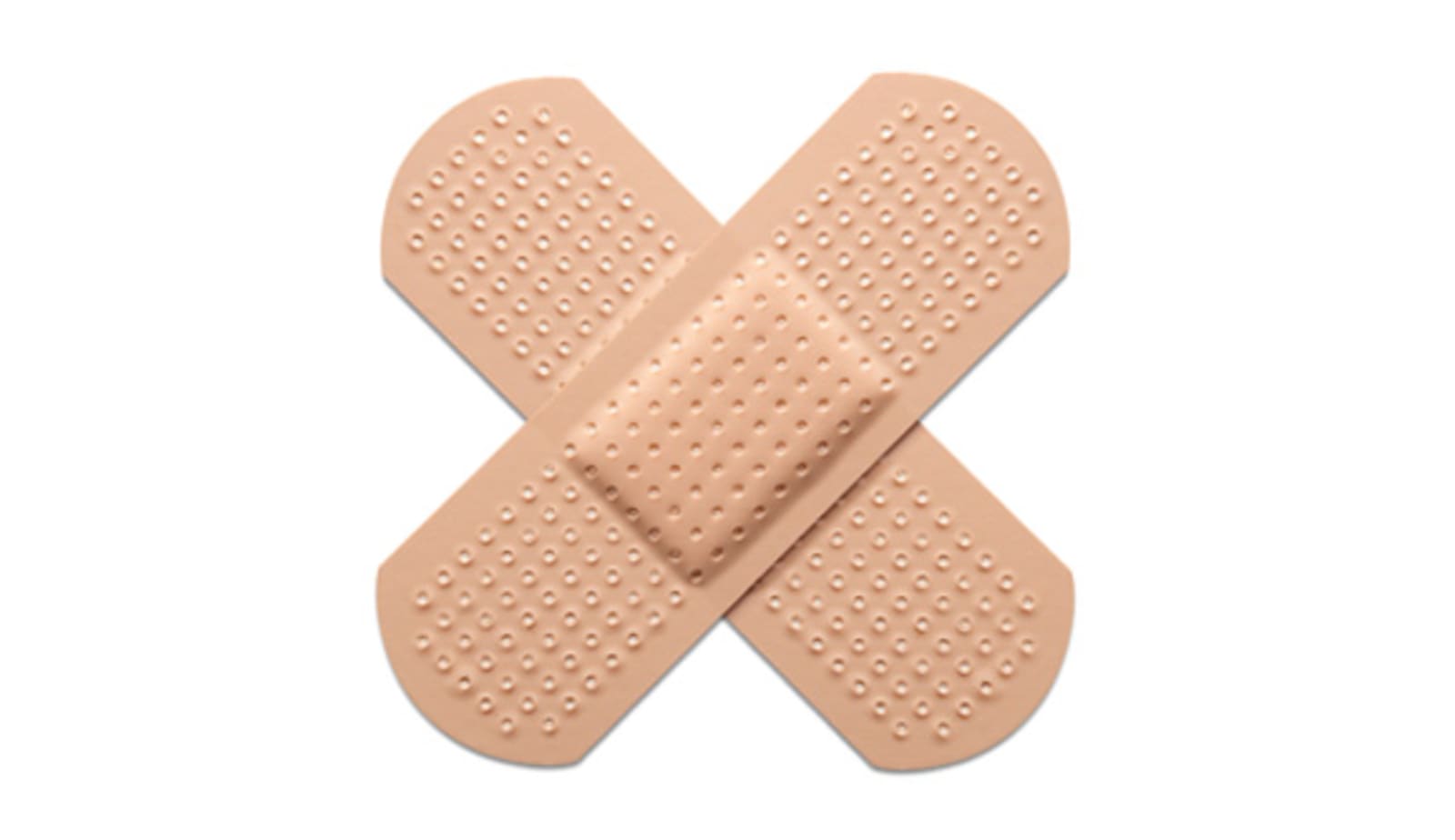 close up picture of two bandaids representing first aid
