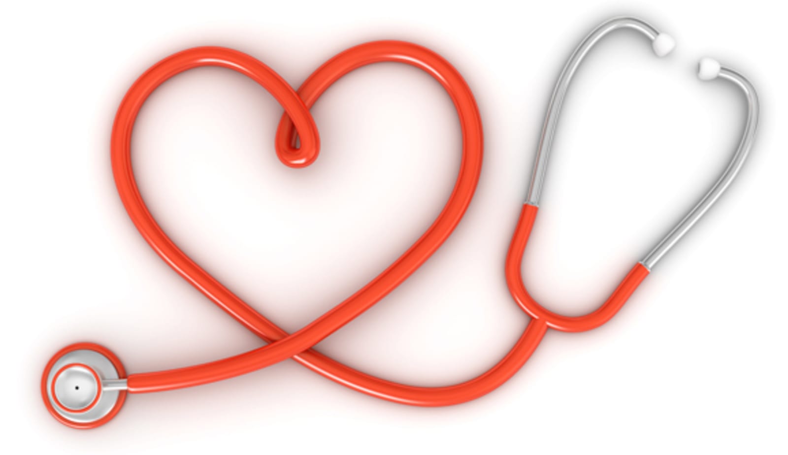 A stethoscope with a heart shape