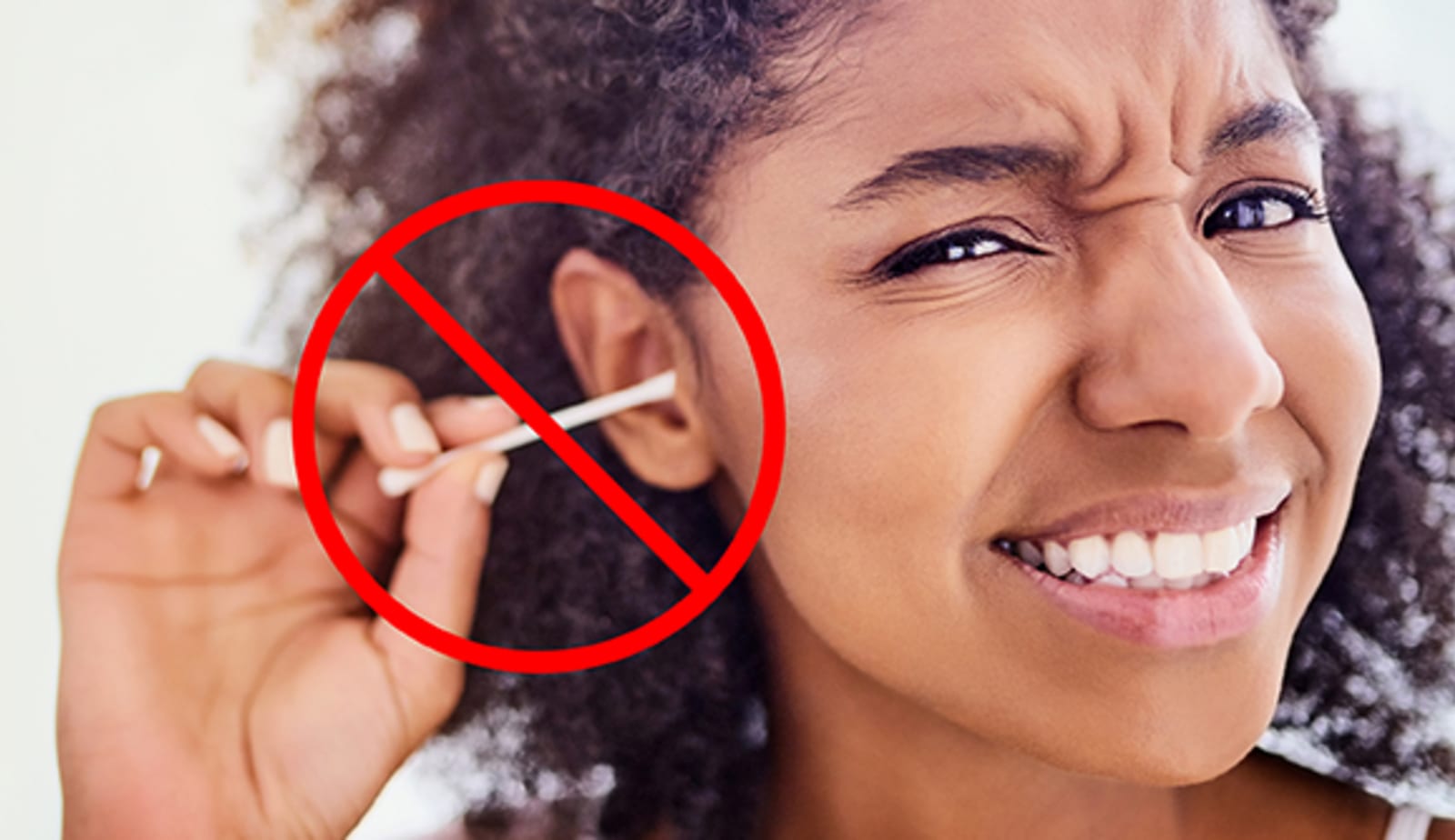 Nothing smaller than your elbow should go in your ear.