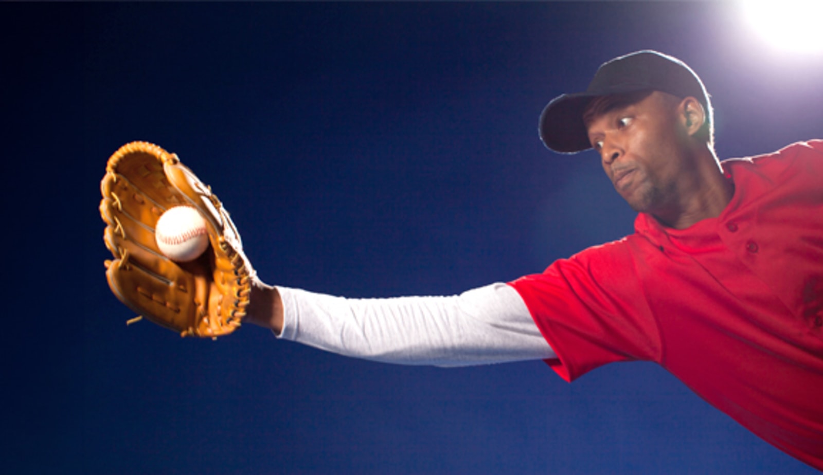 catching a baseball