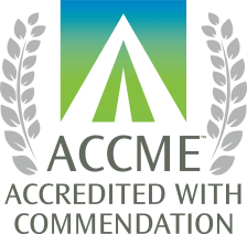 CME Accredited with Commendation Logo