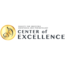Society for Obstetric Anesthesia and Perinatology Center of Excellence award logo