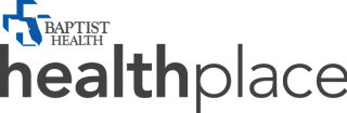 logo that says Baptist Health Health Place