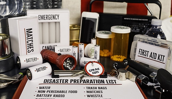 disaster preparation items