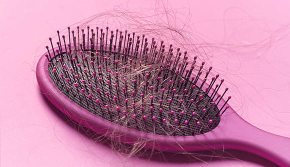 hair shedding from stress