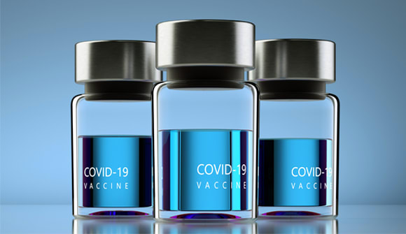 3 vials of COVID-19 vaccine