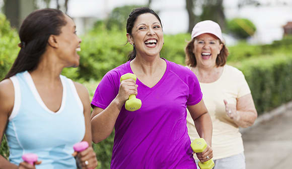 people having fun while getting healthy