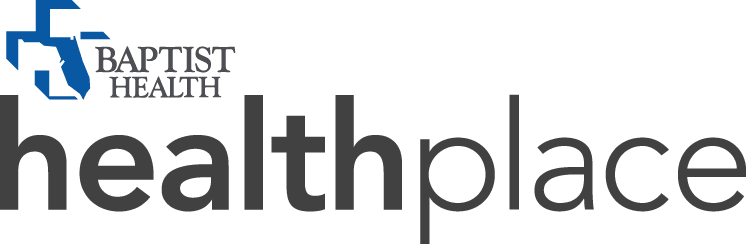 logo that says Baptist Health Health Place