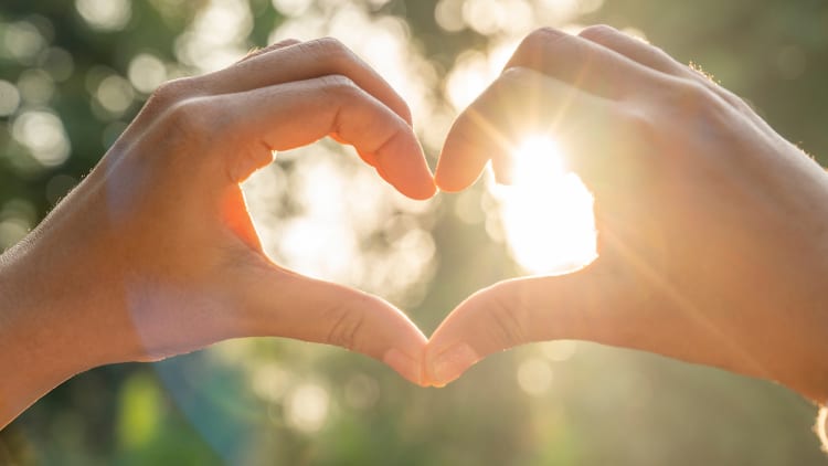 hands making a heart shape