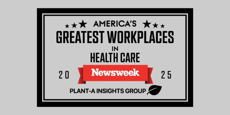 America's Greatest Workplaces in Healthcare by Newsweek badge