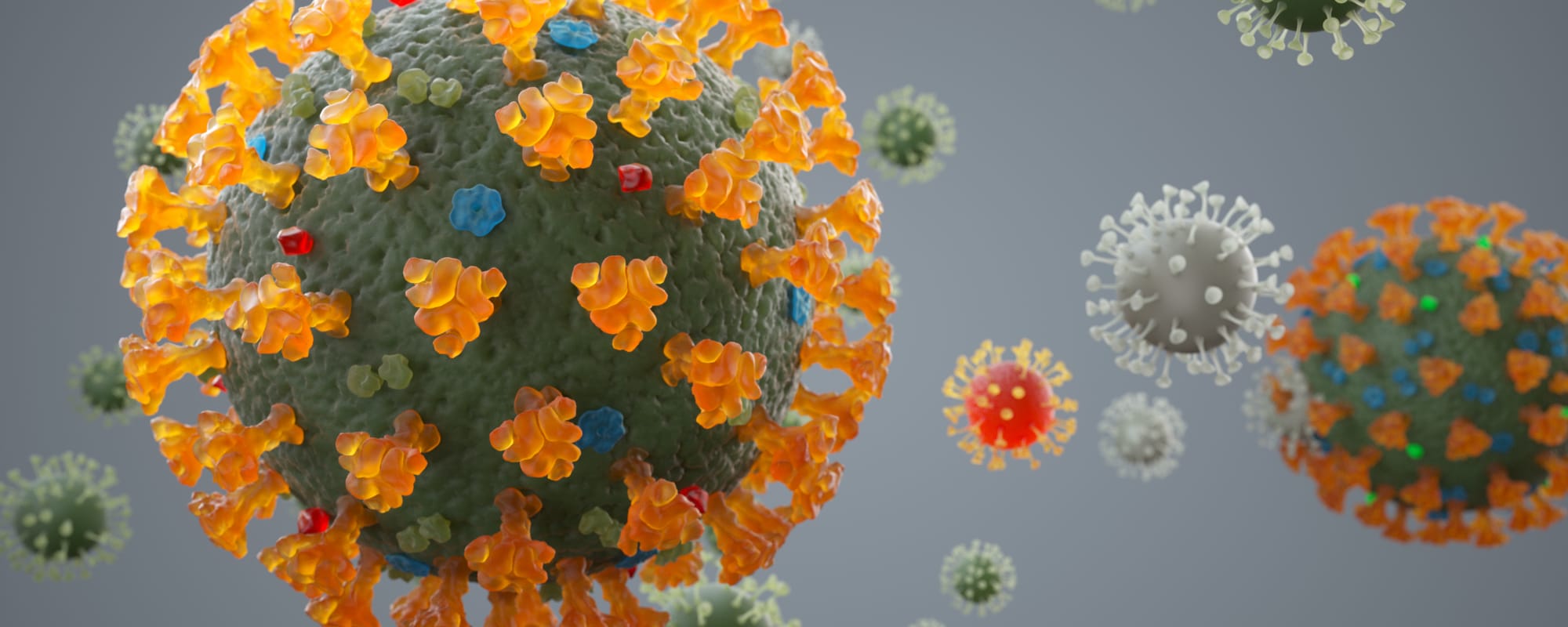 Illustration of a virus