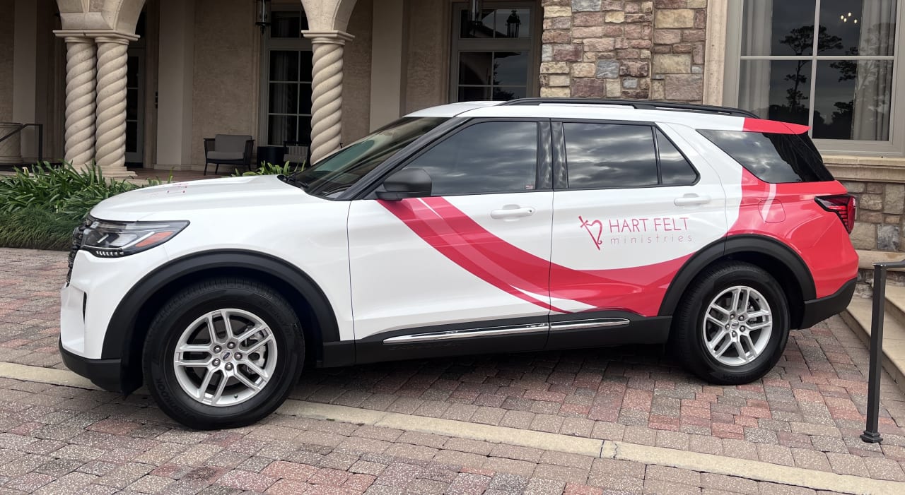 Hart Felt ministries vehicle.