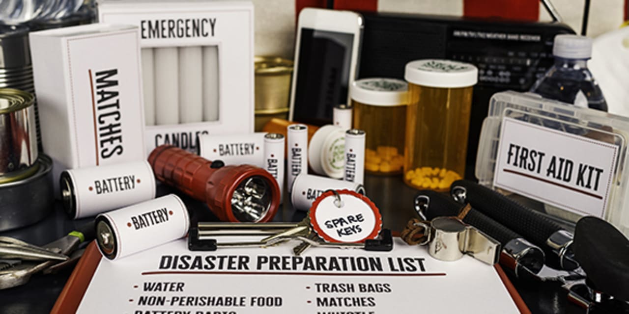 disaster preparation items