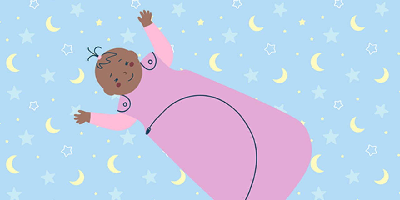 baby in a sleep sack