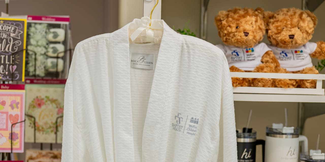 embroidered robe