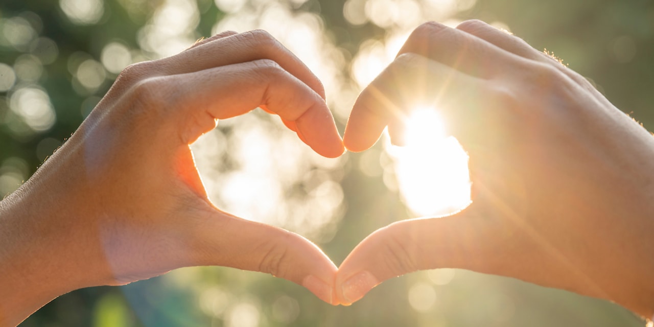 hands making a heart shape
