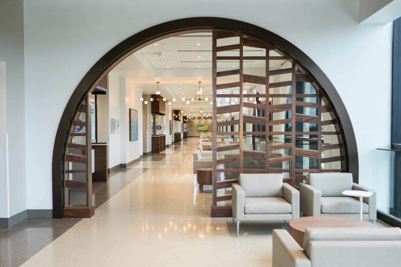 Lobby of HealthPlace at Seven Pines