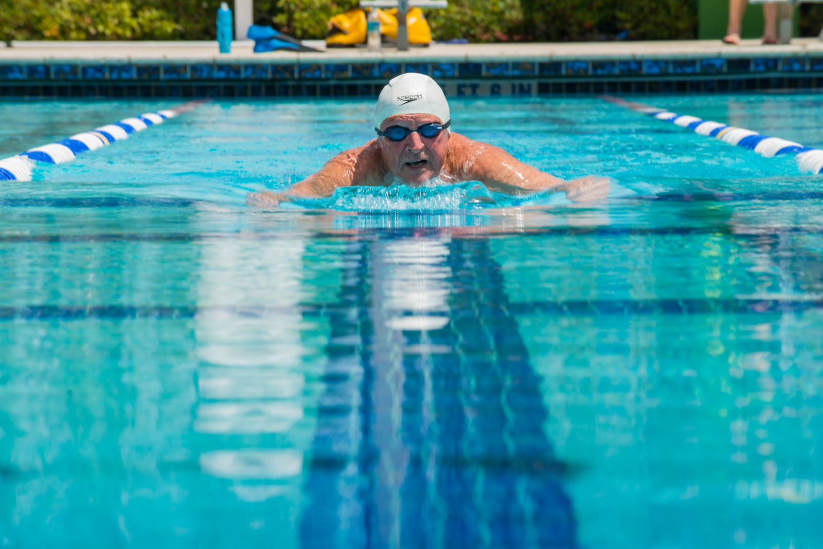Jack practicing for National Senior Games