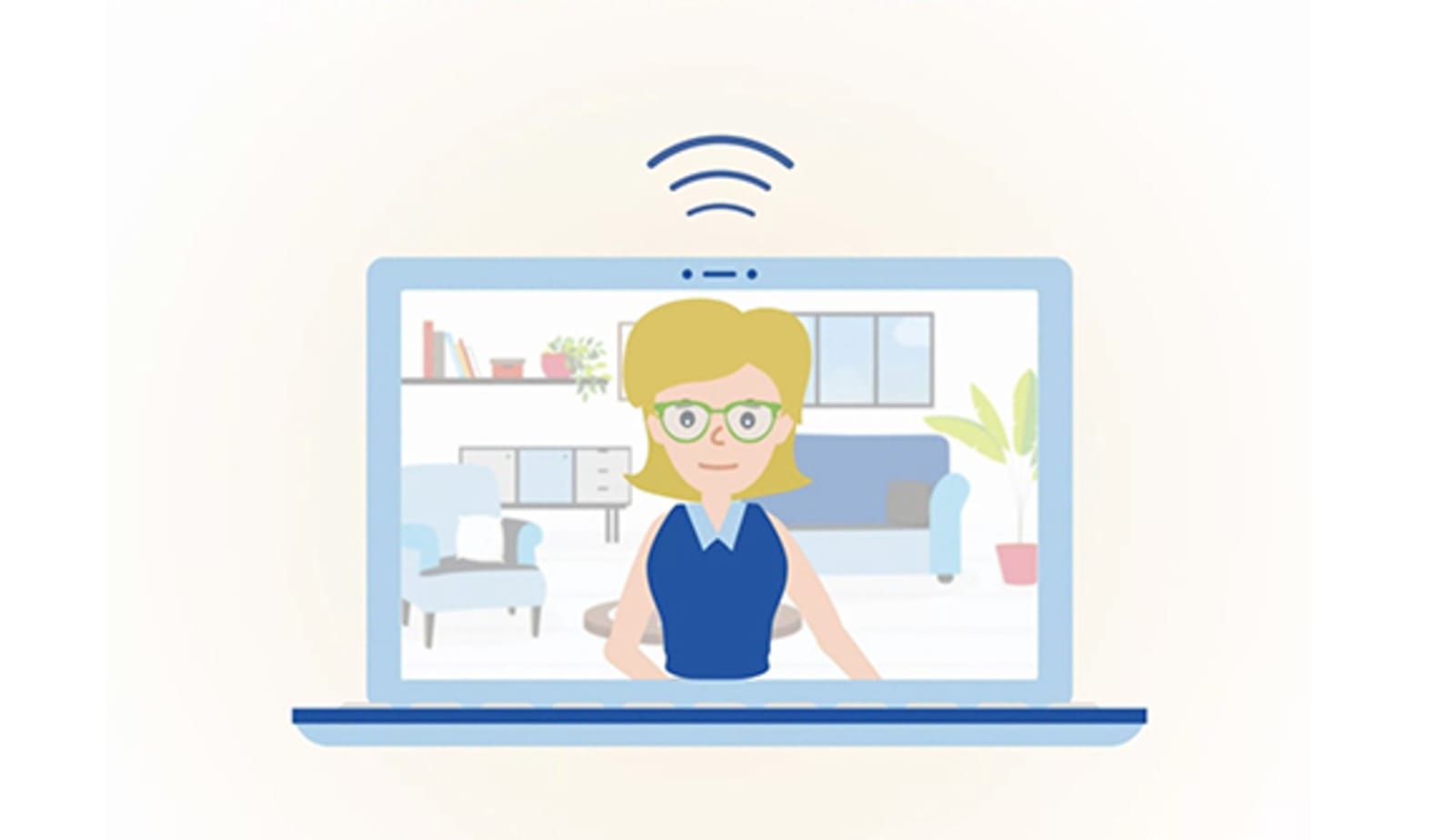 patient doing virtual visit