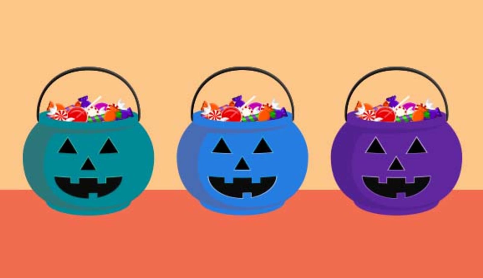photo for Colorful pumpkins article