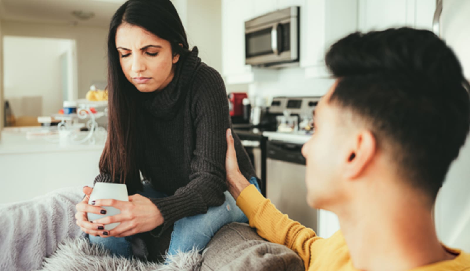 Partners dealing with anxiety together