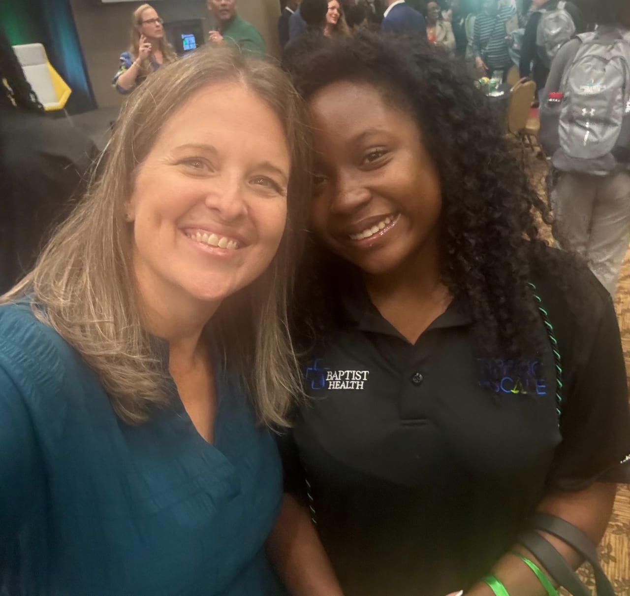 Amari with Baptist Health mentor.