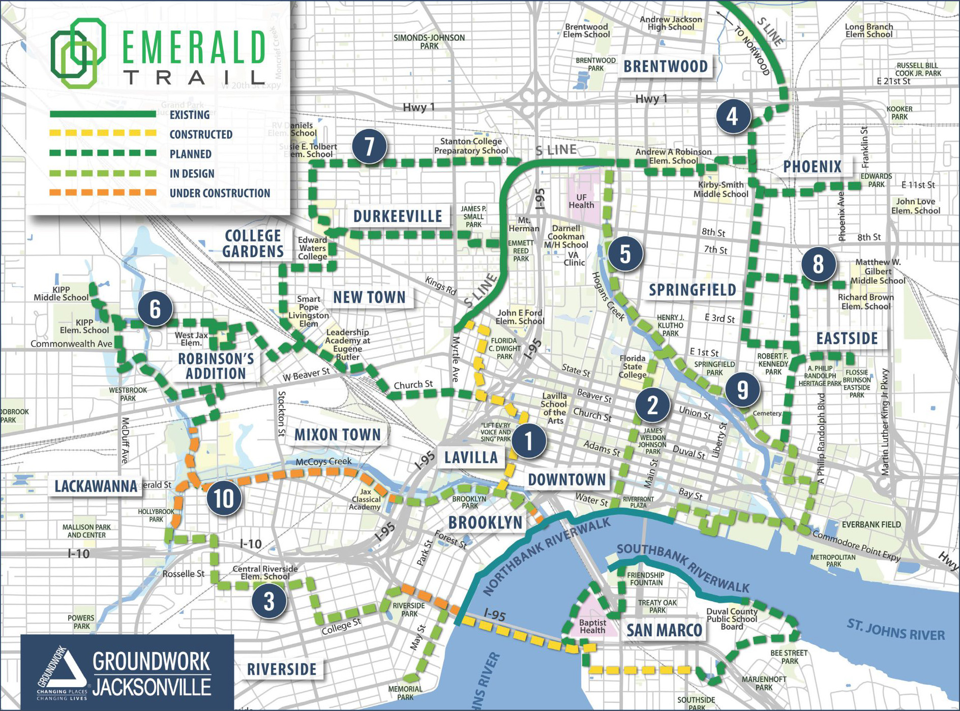 Emerald Trail Map