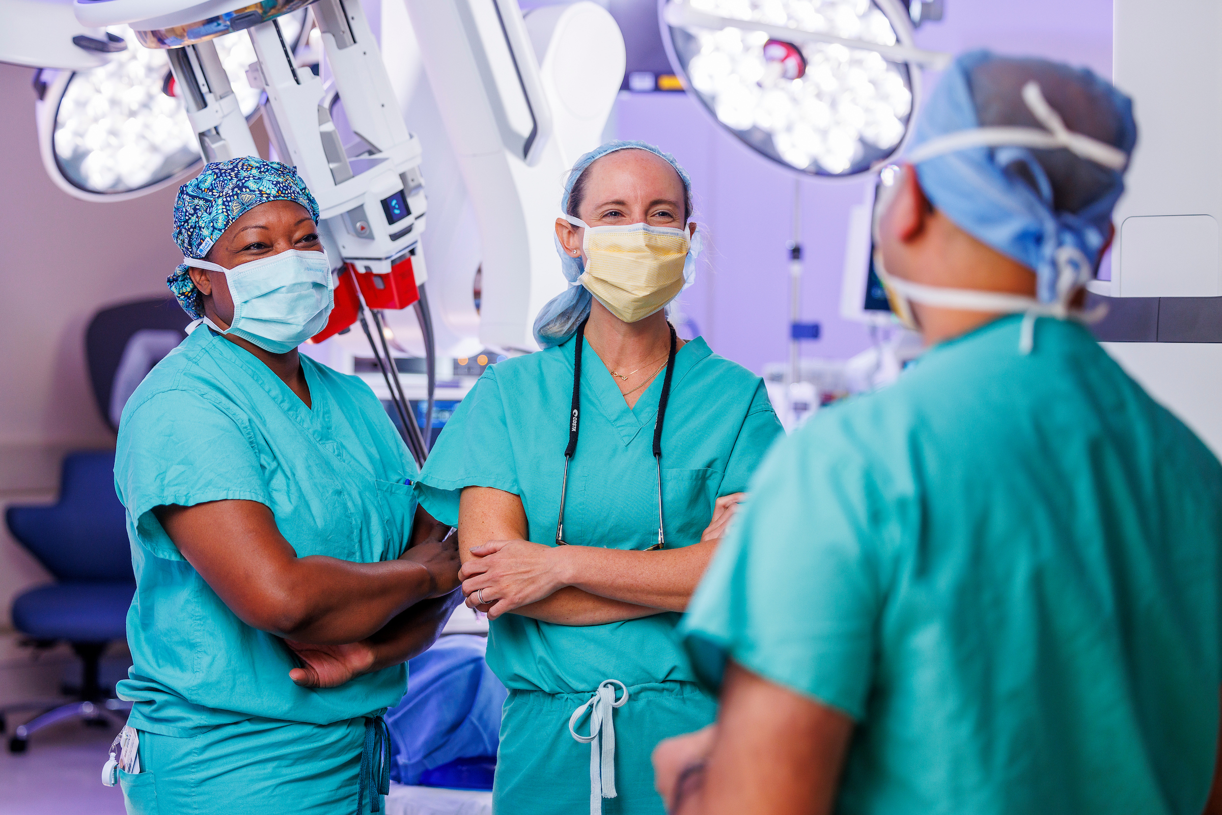 group of Head & Neck Cancer robotic surgery doctors